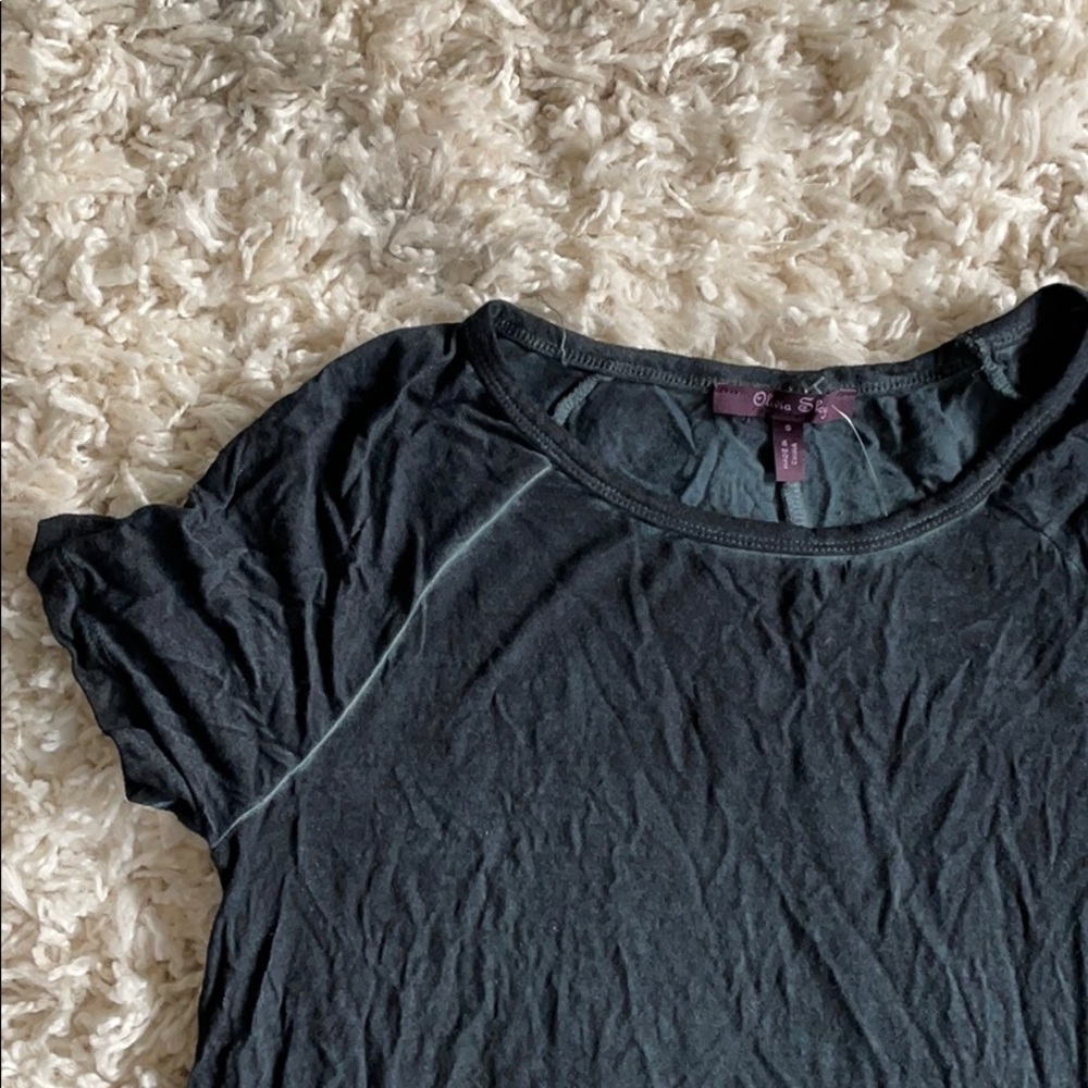 Black Olivia Sky Flowy T-Shirt